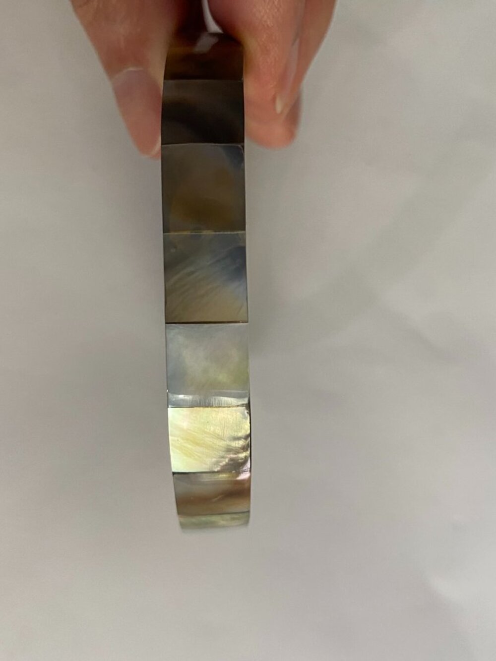 Mother-of-Pearl Bangle Bracelet
